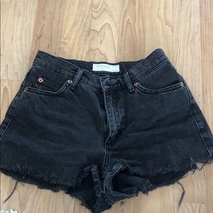 Top shop jean shorts